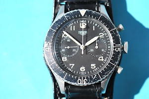 Heuer Chronographe comme BUNDESWEHR FLYBACK