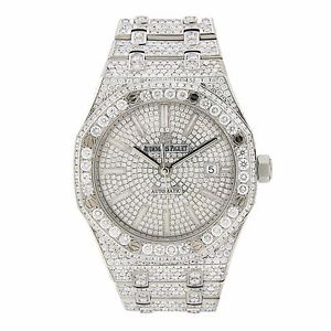 Audemars Piguet Royal Oak Self-Winding 15400ST.OO.1220ST.02 Diamonds Bust Down