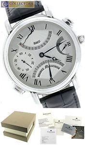 MINT Maurice Lacroix Masterpiece MP7018 Double Retrograde GMT Stainless Watch