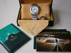 ROLEX EXPLORER II 2 bianco anno 2000 full set white MINT conditions seriale P