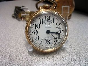 waltham vanguard pocket watch up/down wind indicator 23 jewels Beautiful
