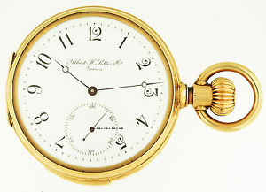Albert H. Potter & Co. 18k YG Rare Minute Repeating “Cut Hunter”, c. 1880