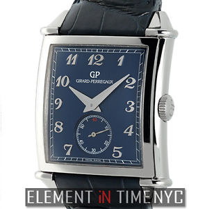 Girard Perregaux Vintage 1945 XXL Small Seconds 36mm Blue Dial 25880-11-421-BB4A