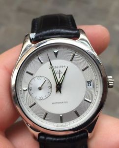 Zenith Elite Ultra piatto thin automatic steel acciaio vitree full 01.0040.680