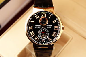 ULYSSE NARDIN MAXI MARINE CHRONOMETER  43MM 18K ROSE GOLD  REF#:266-67  Box/Pprs