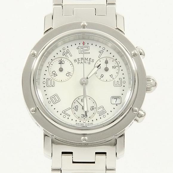 Used[C] Watch Hermes CL1.310 Clipper nacres Chrono Quartz R6S