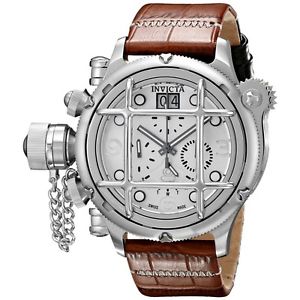Invicta Mens 17336 Russian Diver Analog Display Swiss Quartz Brown Watch