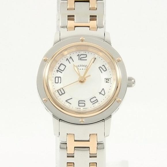 Used[B] Watch Hermes CP1.221 Clipper Classic PG Combi Quartz O5E