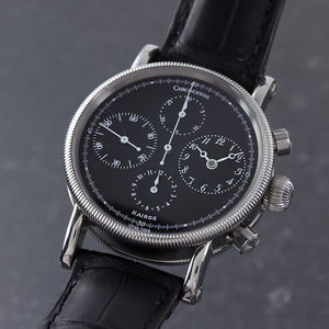 CHRONOSWISS KAIROS CHRONOGRAPH AUTOMATIK STAHL CH7523 GLASBODEN VP: 6100,- €