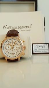 Mathieu Legrand 1001C Orbite Polaire Rosegold IP Silber Chronograph
