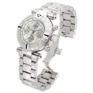 INVICTA SUBAQUA AUTOMATIC CHRONOGRAPH DAY/DATE SILVER DIAL MEN'S WATCH 1O488 NEW