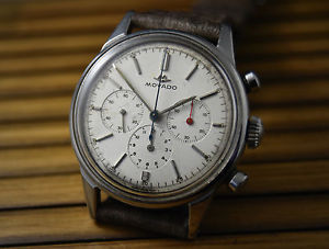 RARE MOVADO SUB SEA M95 VINTAGE CHRONOGRAPH WATCH UHR MONTRE stainless steel