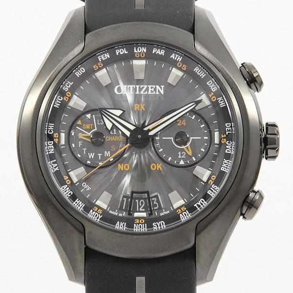 Used[A] Watch Citizen Promaster satellite wave DLC solar Quartz Gray Black F7R