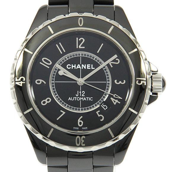 Used[B] Watch Chanel H2980 J12 42mm ceramic Self winding Black Arabic D8Z