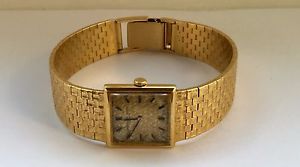 Audemars Piguet Vintage 18kt Ladies Watch with Basket Weave Dial