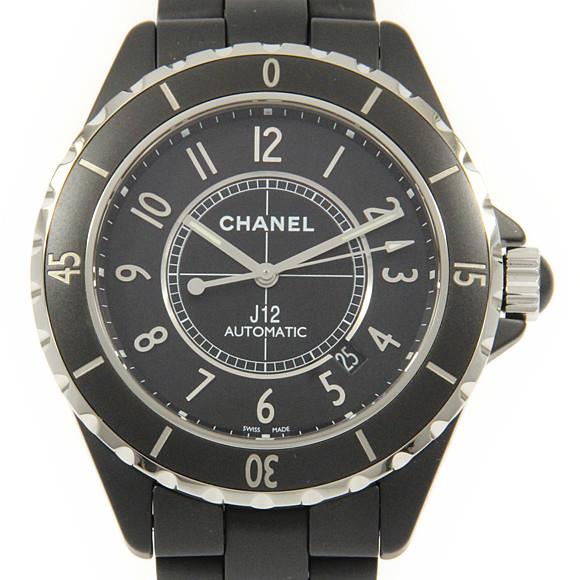Used[A] Watch Chanel H3131 J12 42mm matte ceramic Self winding Black Arabic M6H