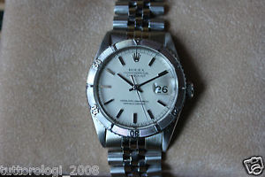 rolex 1625 turnograph o thunderbird  acciaio e oro bianco anno 1968