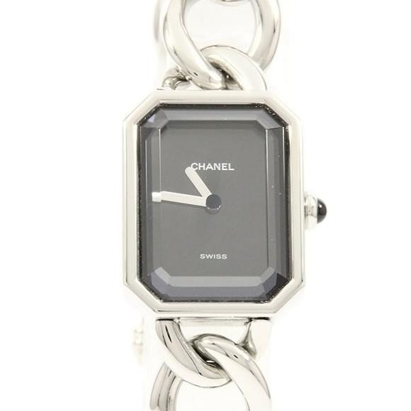 Used[B] Watch Chanel H0452 Premiere Quartz Black With our original BOX Y7O