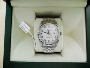 Vera Mens Rolex Oyster Perpetual REF. 16234 DATEJUST 36mm 18K Orologio di lusso