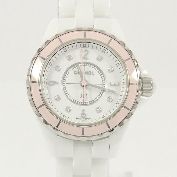 Used[B] Watch Chanel H4466 J12 29mm soft pink 8P Quartz White Diamond A8L