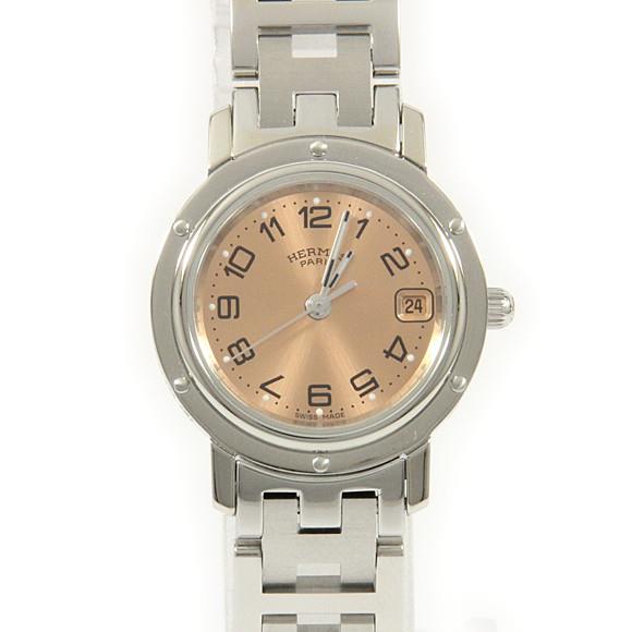 Used[A] Watch Hermes CL4.210 Clipper Quartz Pink Arabic K4G