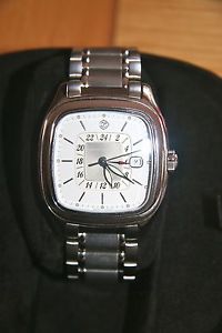 NEW WITH BOX AUTHENTIC DAVID YURMAN MEN'S BELMONT T306-DST AUTOMATIC WATCH 41MM