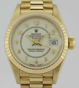 ROLEX OYSTER PERPETUAL DATEJUST SUPERLATIVE CHRONOMETER 18k GOLD