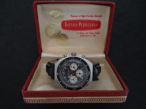VINTAGE GIRARD PERREGAUX OLIMPICO CHRONOGRAPH STEEL CAL EXCELSIOR PARK 40