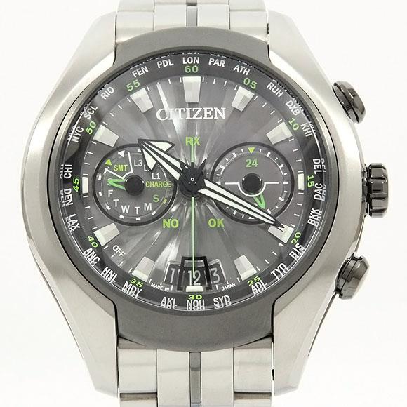 Used[A] Watch Citizen Promaster satellite wave solar Quartz Gray N2Q