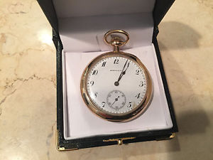 Solid Gold Shreve & Co., 14K, 17 Jewel Pocket Watch