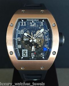 RICHARD MILLE RM010 18K ROSE GOLD SKELETON UNWORN COMPLETE SET GORGEOUS
