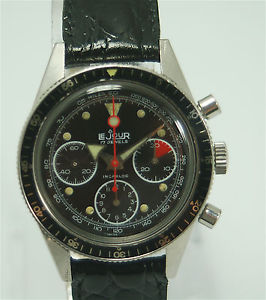 Vintage S/S 3 Register LeJour Chrono - Val 72