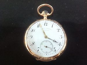 C.A. Krall Elberfeld Taschenuhr 585 Gold um 1900