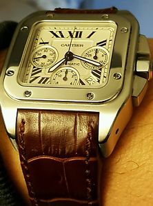 Cartier santos 100 xl chronograph