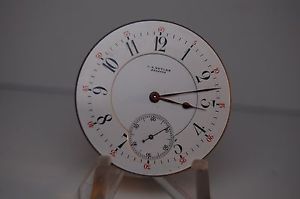VINTAGE C.H. MEYLAN  BRASUS 21 JEWELS PATEK TIP POCKET WATCH MOVEMENT