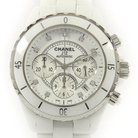 Used[A] Watch Chanel H2009 J12 41mm chronograph ceramic 9P self-winding X9D