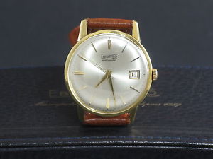 EBERHARD & CO CLASSIC STYLE  DATE CALENDAR SELF-WINDING  SOLID GOLD 18K/750