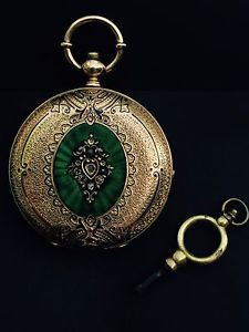 He. Grandjean & Co-Pocket Watch-Gold 18K 1800's-antique Swiss Hand-winding