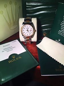 ROLEX DATEJUST 16233 Acciaio Oro Numeri Garanzia Full Set Nuovo
