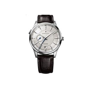 ZENITH CAPTAIN Dual Time 03.2130.682/02.C498 misura 40 x 9 mm Automatico in acci