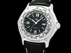 Auth EBEL Voyager World Timer E9124341(SA47516 SS Auto Men's Watch(S A47516)