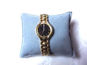 18K solid yellow gold Ebel Beluga ladies quartz wristwatch 866960