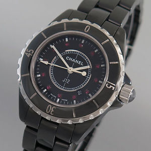 CHANEL"J12 DAMEN L.R. 61832 HIGHTECH CERAMIC-schwarz - Service Beleg von CHANEL