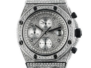 Audemars Piguet Royal Oak Offshore Full Diamond 19,5ct Stahl Automatik