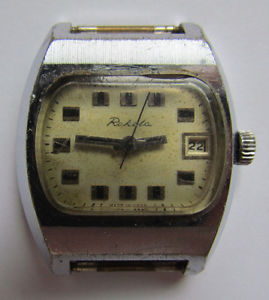 VINTAGE RAKETA SOVIET USSR ENGRAVED MECHANICAL WRISTWATCH 1978