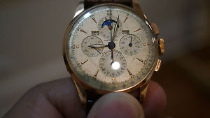 Universal Geneve Tri Compax  18k Rose Gold 39mm