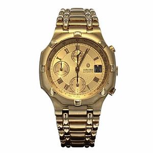 Concord Saratoga 18K Solid Gold Chronograph Watch 50.A7.237-1 FREE 1DAY SHIPPING