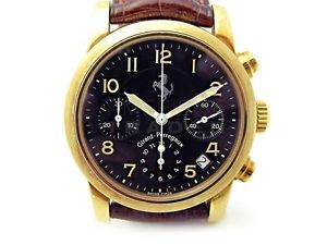 Girard Perregaux Ferrari Model 8020 18k Yellow Gold Chronograph