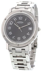 Men's Hermes Clipper Stainless Steel Watch CL6.710