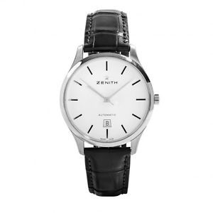 ZENITH CAPTAIN 03.2020.3001/01.C493  misura 40 x 8 mm Automatico in acciaio Quad